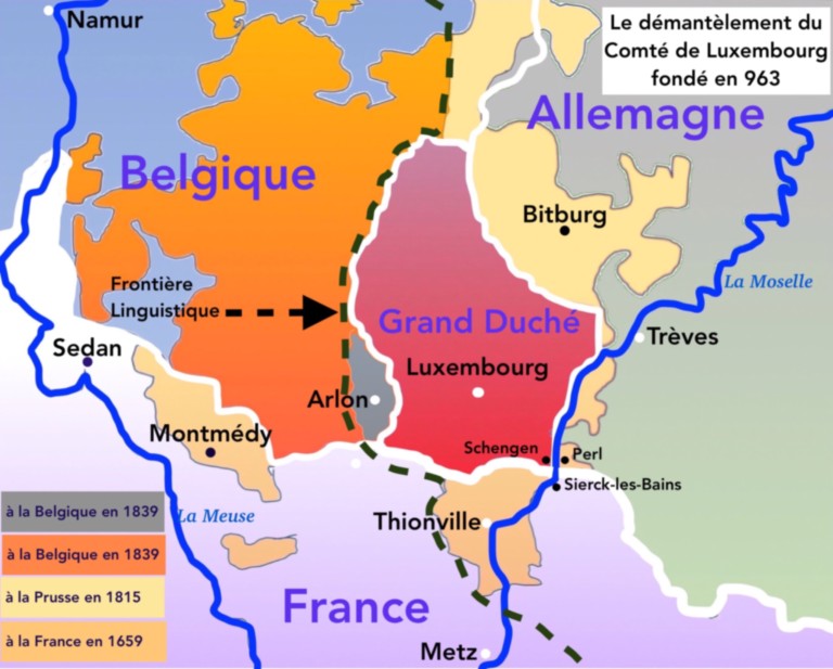 Le démantèlement progressif du Luxembourg Le démantèlement progressif du Luxembourg
