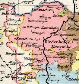 Partie du Comté de Luxembourg annexé Partie du Comté de Luxembourg annexé
